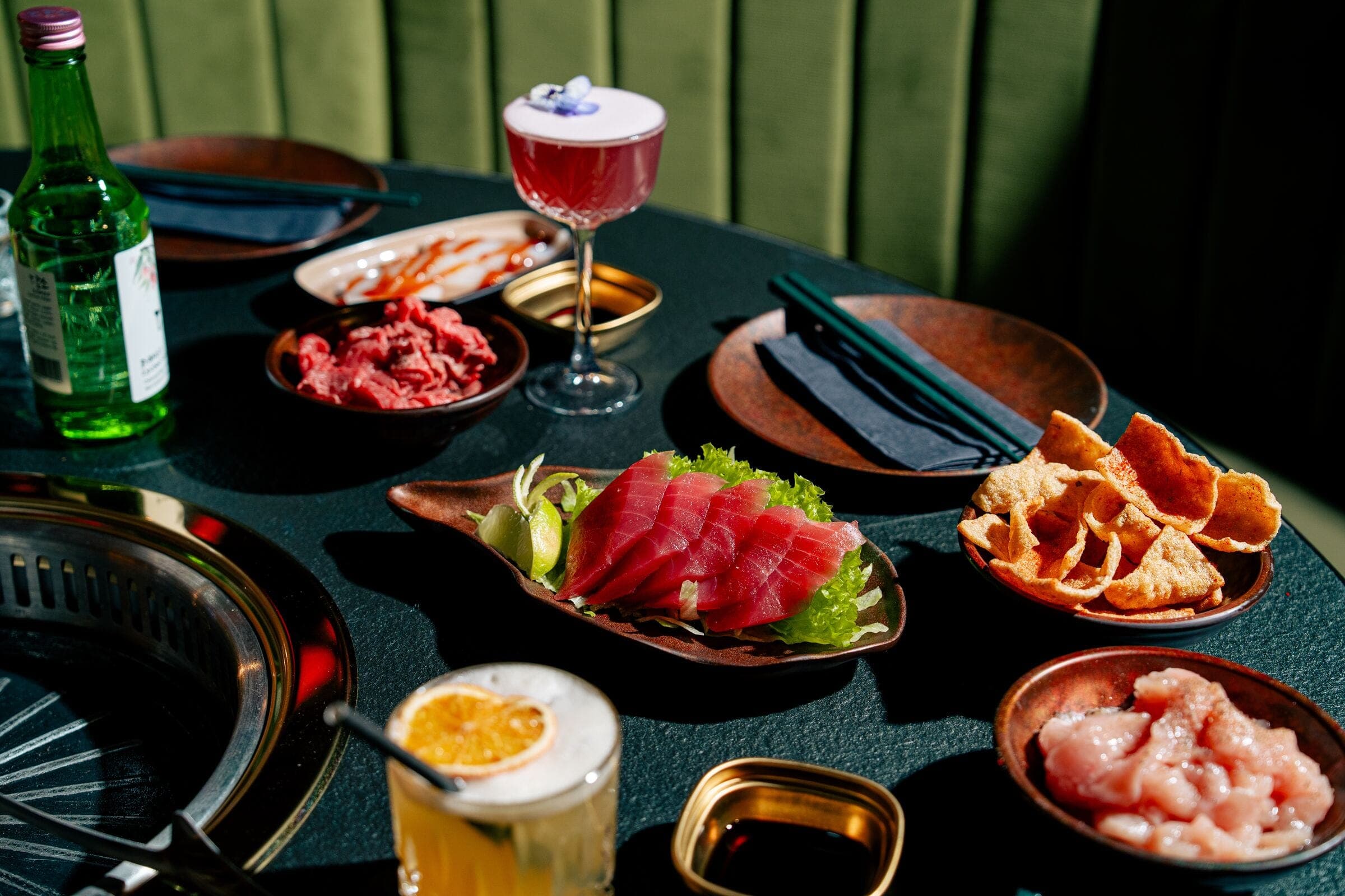 Een Koreaans BBQ-feestmaal delen bij Anno Asia Amsterdam
